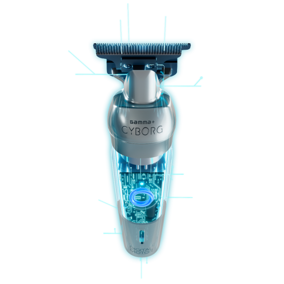 CYBORG PROFESSIONAL METAL HAIR TRIMMER WITH DIGITAL BRUSHLESS MOTOR