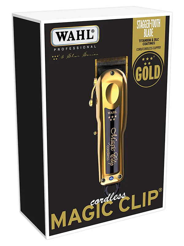 WAHL 5 STAR LIMITED EDITION CORDLESS GOLD MAGIC CLIP